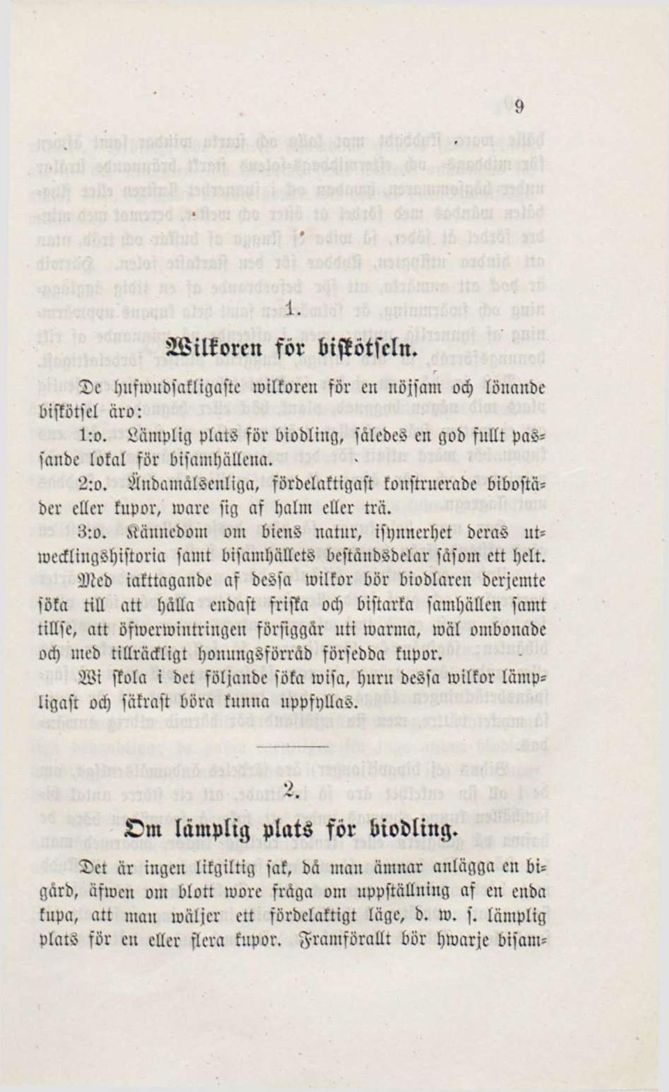 Sämtebom om biens natur, ifl)nneri)et beraö ut= toecflings^iftoria famt bifaml)ällct beftdnbsbelar fdfom ett Ijelt.