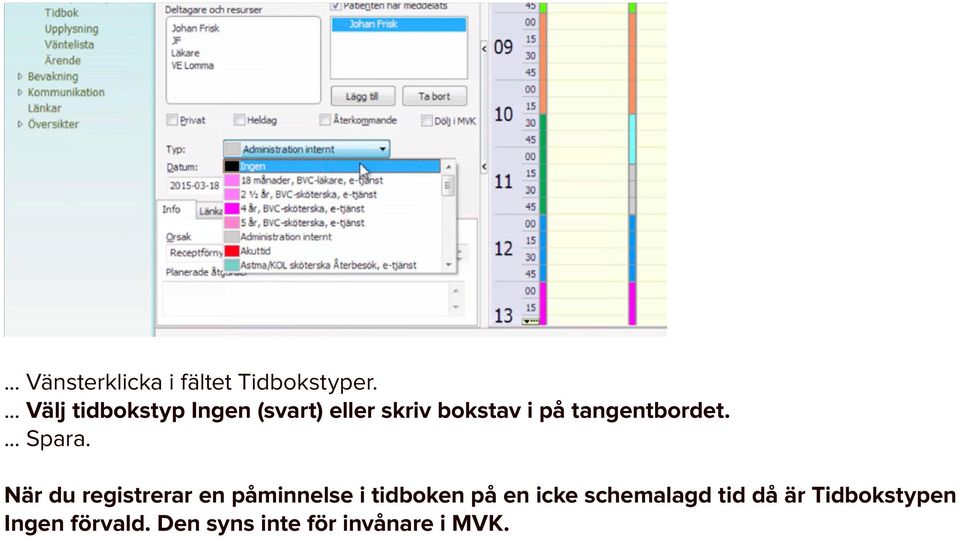 tangentbordet.... Spara.