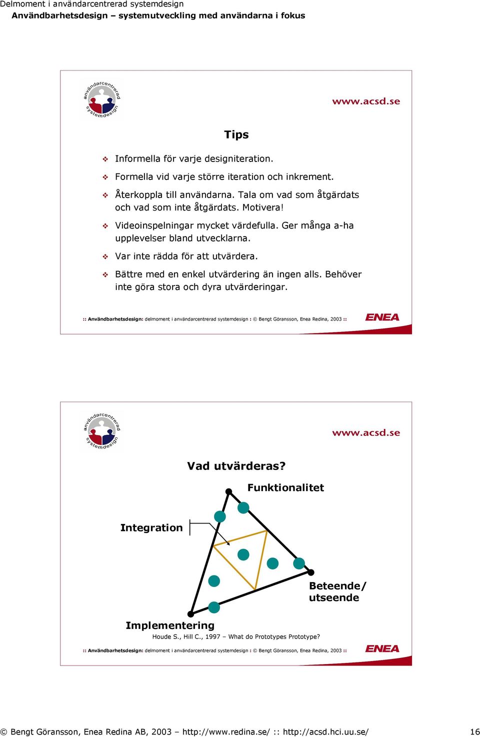 Var inte rädda för att utvärdera. Bättre med en enkel utvärdering än ingen alls. Behöver inte göra stora och dyra utvärderingar. Vad utvärderas?