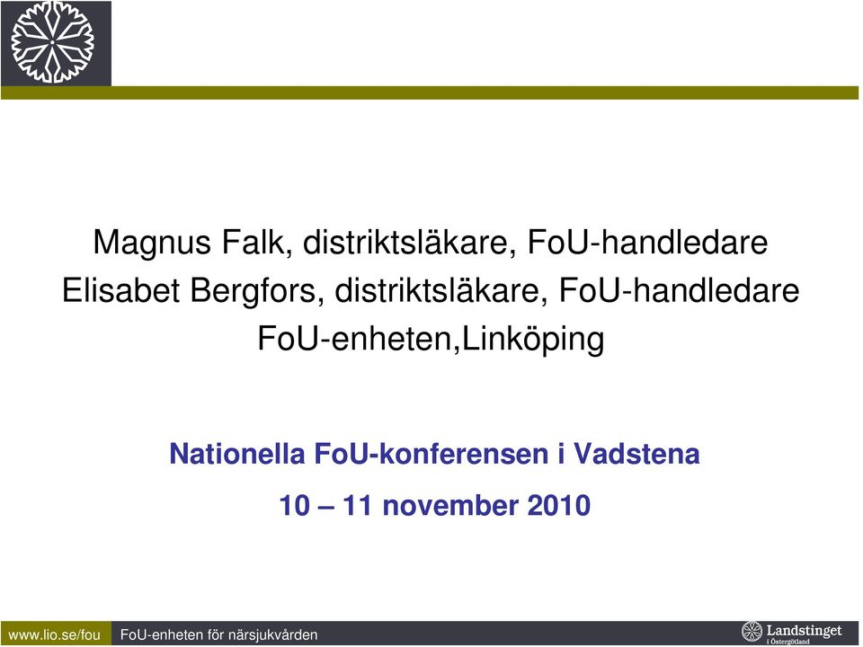 distriktsläkare, FoU-handledare