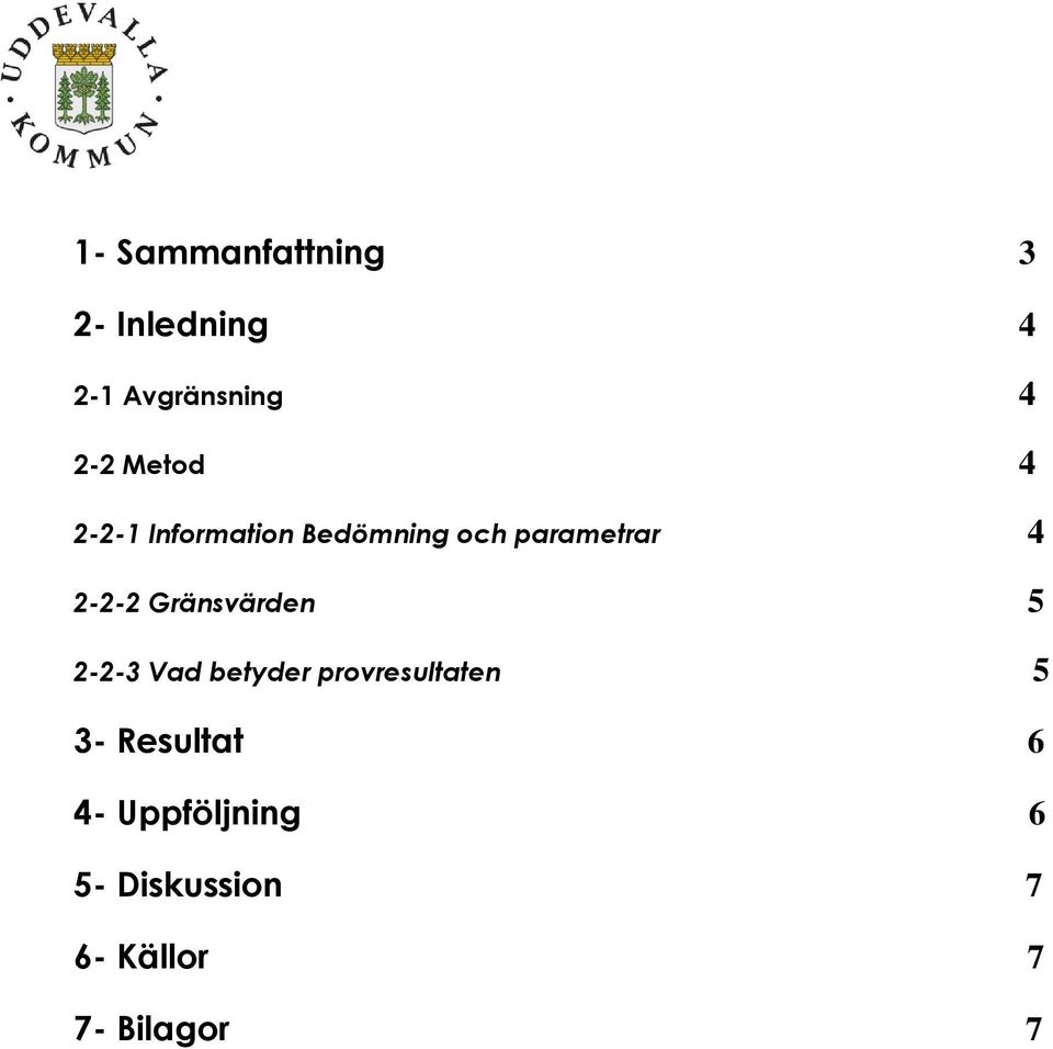 Gränsvärden 5 2-2-3 Vad betyder provresultaten 5 3-