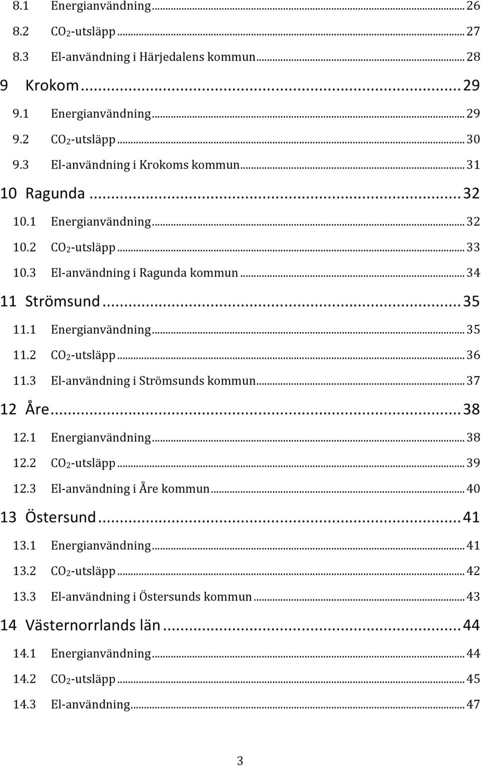 1 Energianvändning...35 11.2 CO2-utsläpp...36 11.3 El-användning i Strömsunds kommun...37 12 Åre...38 12.1 Energianvändning...38 12.2 CO2-utsläpp...39 12.