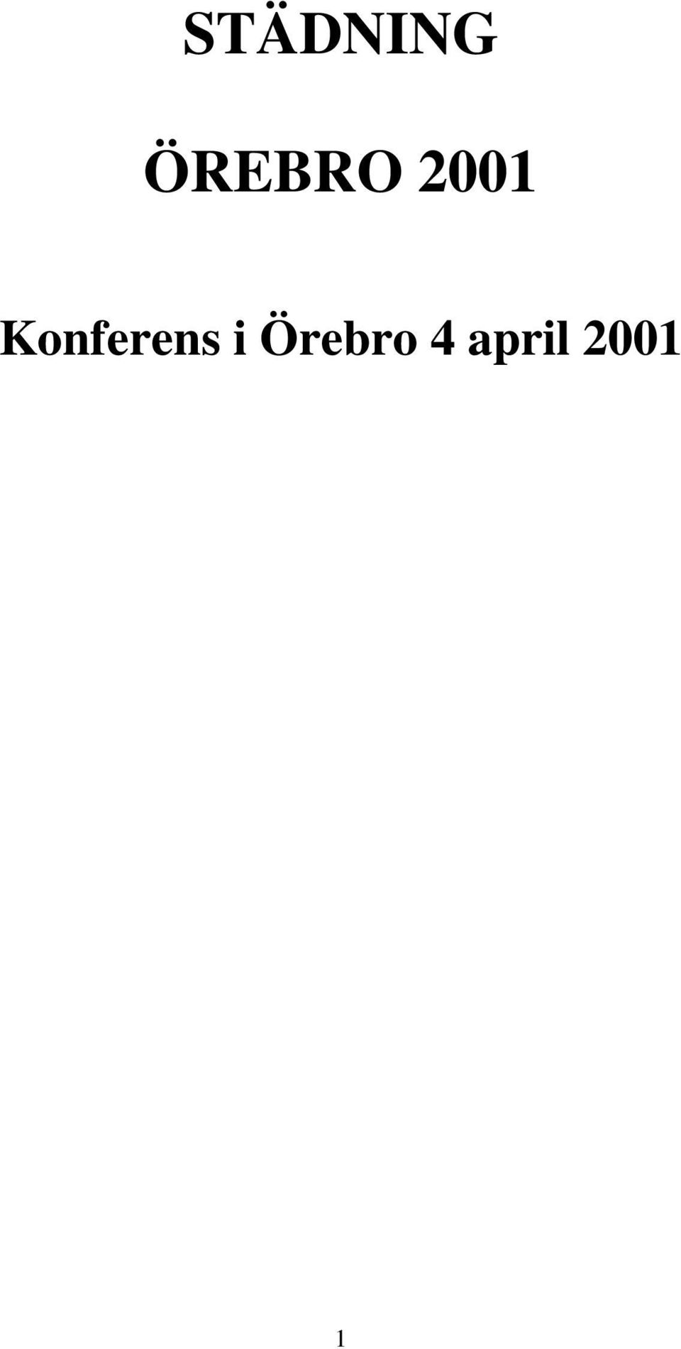 Konferens i