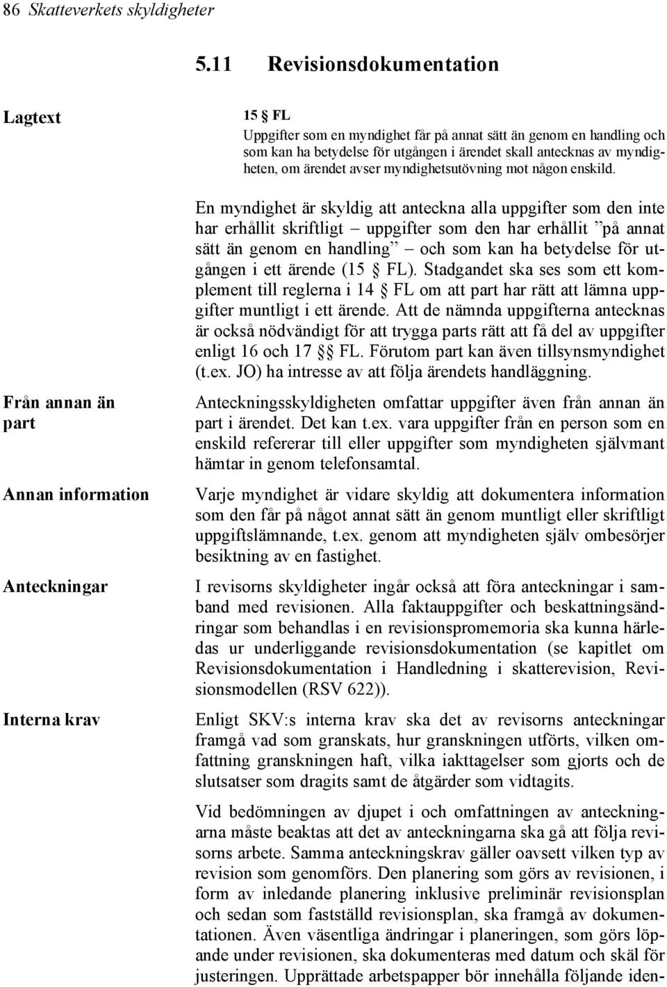 i ärendet skall antecknas av myndigheten, om ärendet avser myndighetsutövning mot någon enskild.