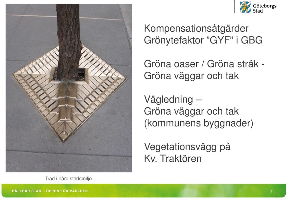 Vägledning Gröna väggar och tak (kommunens