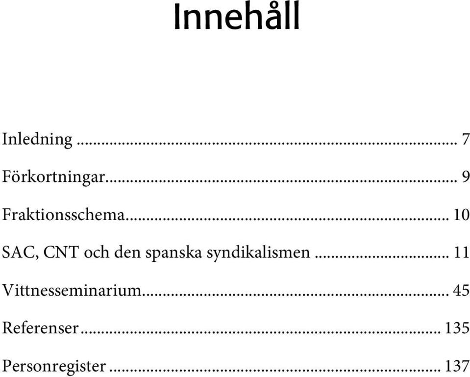 .. 10 SAC, CNT och den spanska syndikalismen.