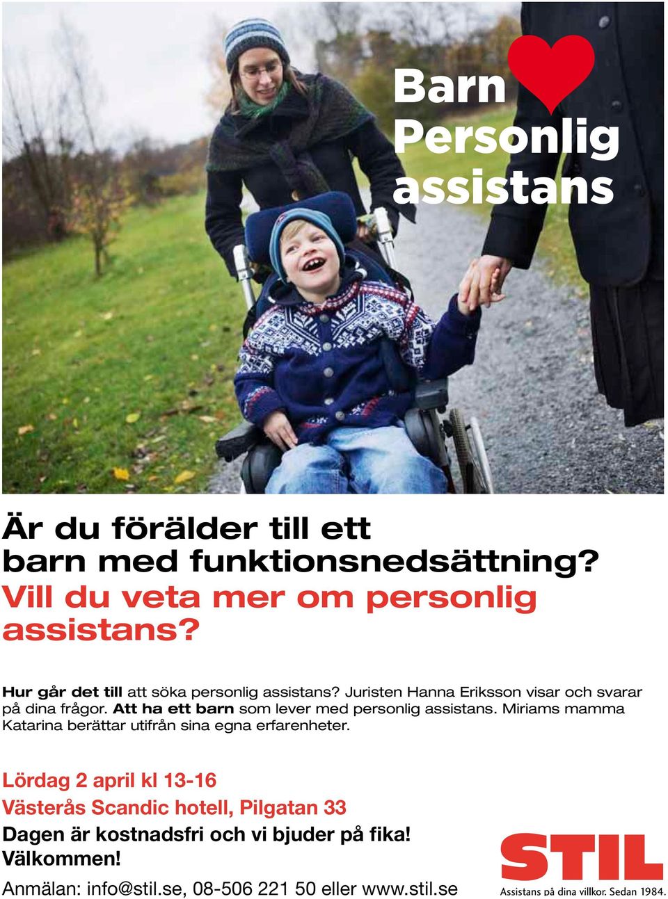 Att ha ett barn som lever med personlig assistans. Miriams mamma Katarina berättar utifrån sina egna erfarenheter.