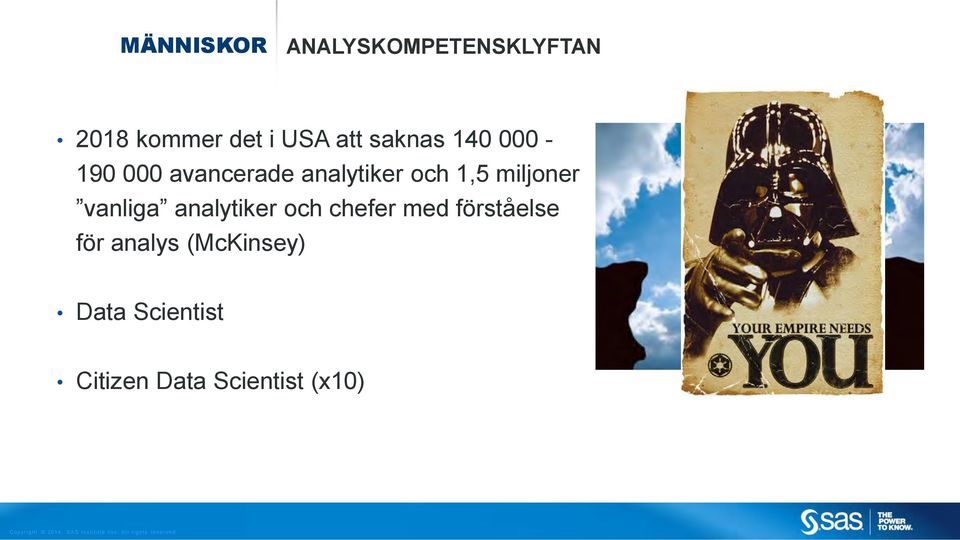 miljoner vanliga analytiker och chefer med förståelse för