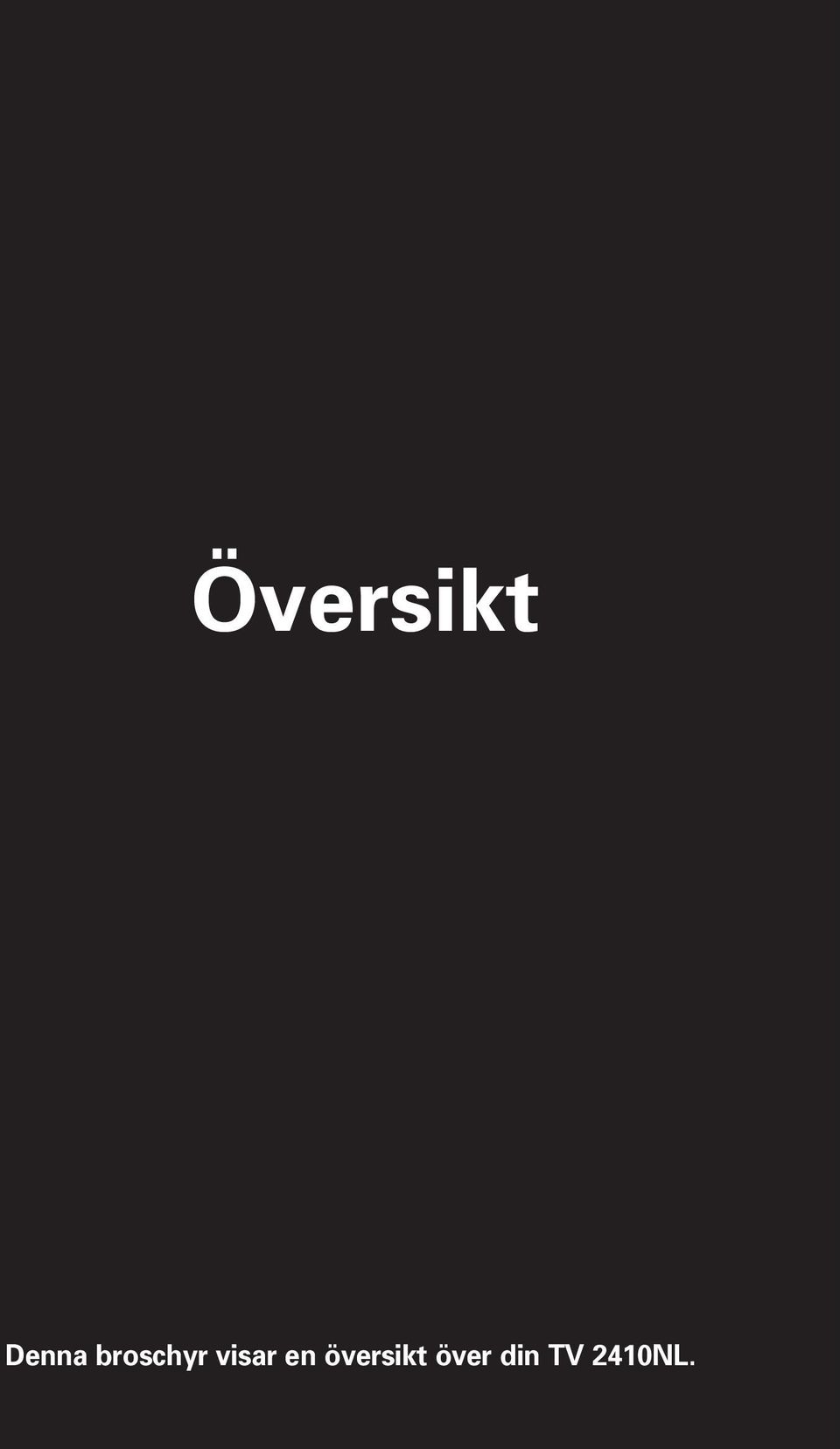 en översikt