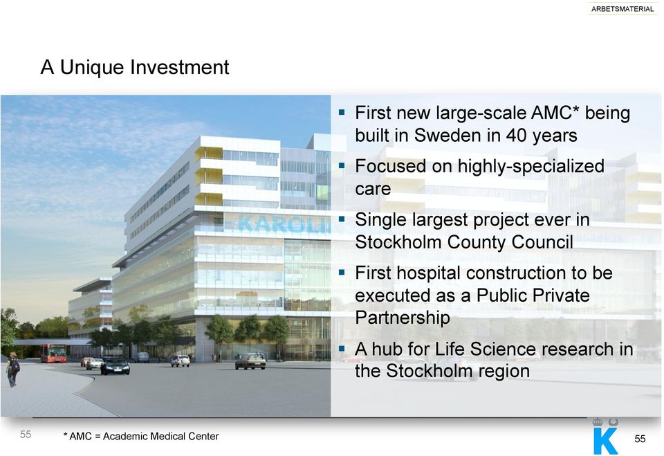 Council First hospital construction to be executed as a Public Private Partnership A