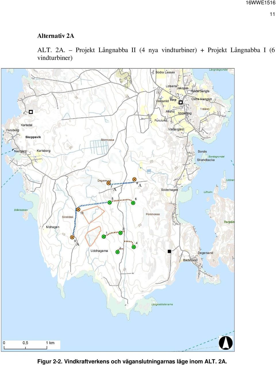 Projekt Långnabba II (4 nya vindturbiner) +