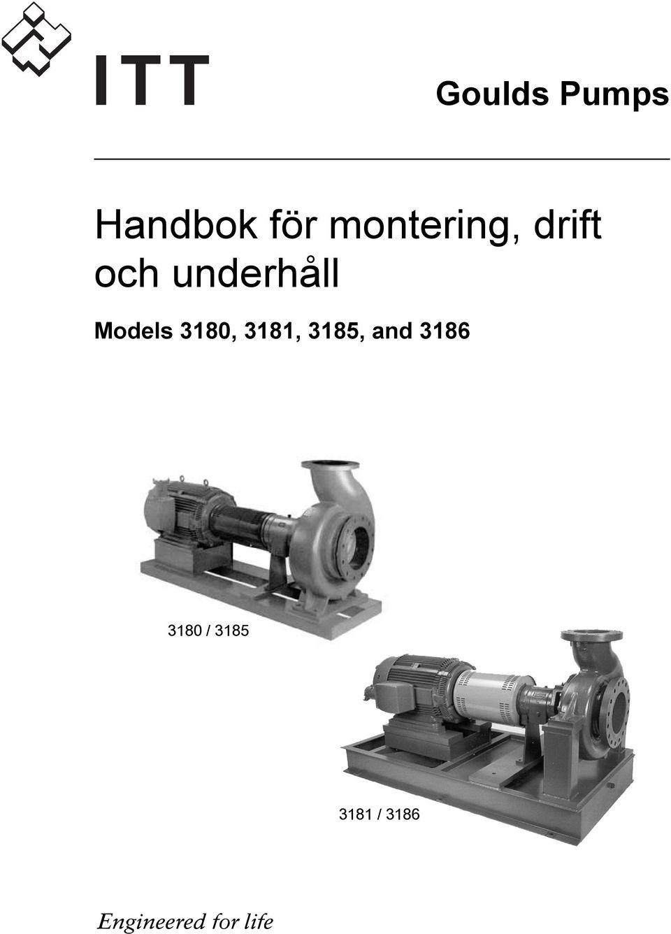 underhåll Models 3180, 3181,