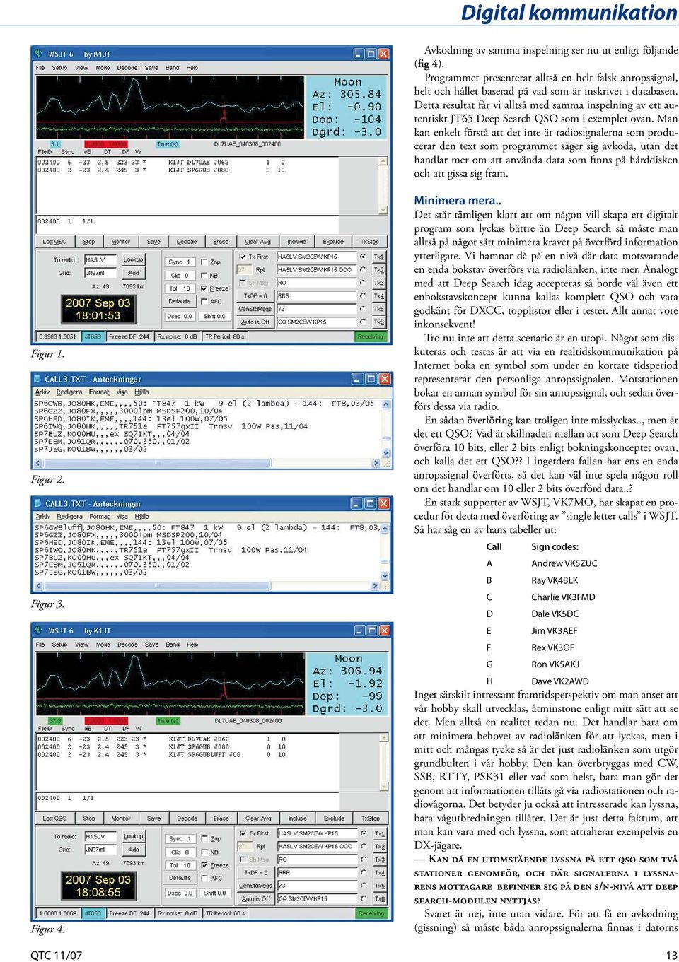 Detta resultat får vi alltså med samma inspelning av ett autentiskt JT65 Deep Search QSO som i exemplet ovan.