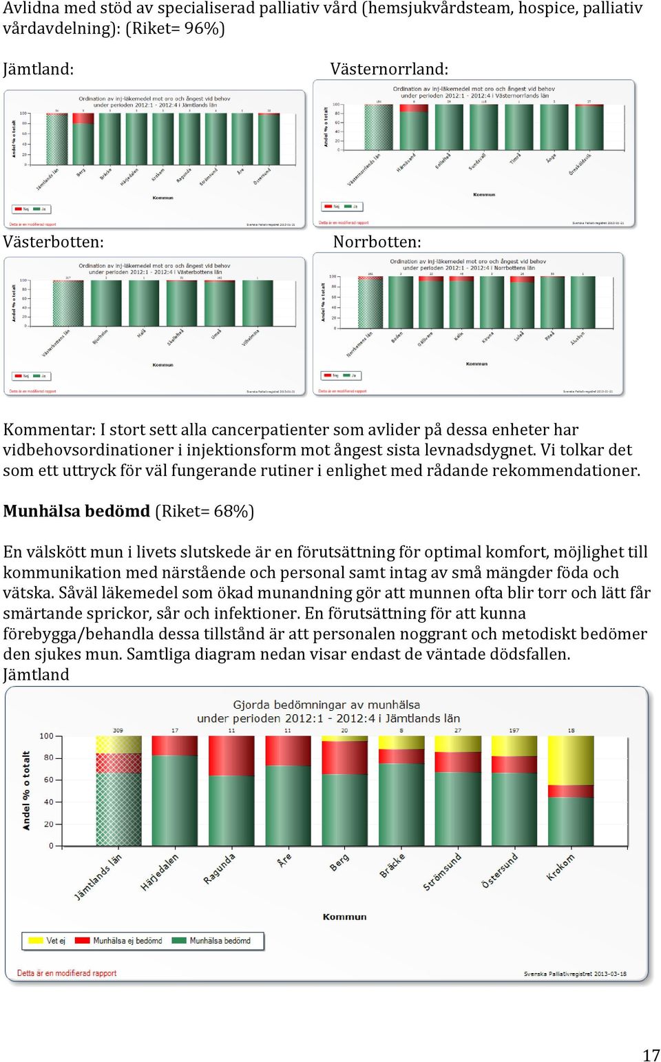 Vi tolkar det som ett uttryck för väl fungerande rutiner i enlighet med rådande rekommendationer.