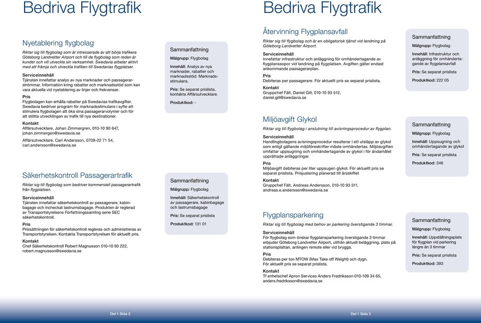 Information kring rabatter och marknadsstöd som kan vara aktuella vid nyetablering av linjer och frekvenser. Flygbolagen kan erhålla rabatter på Swedavias trafikavgifter.