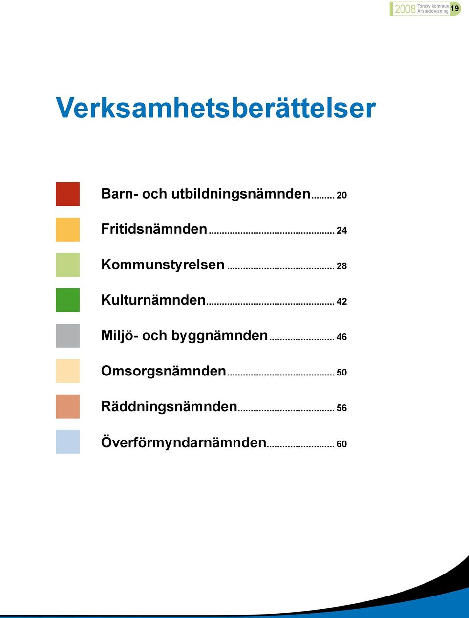 .. 28 Kulturnämnden... 42 Miljö- och byggnämnden.