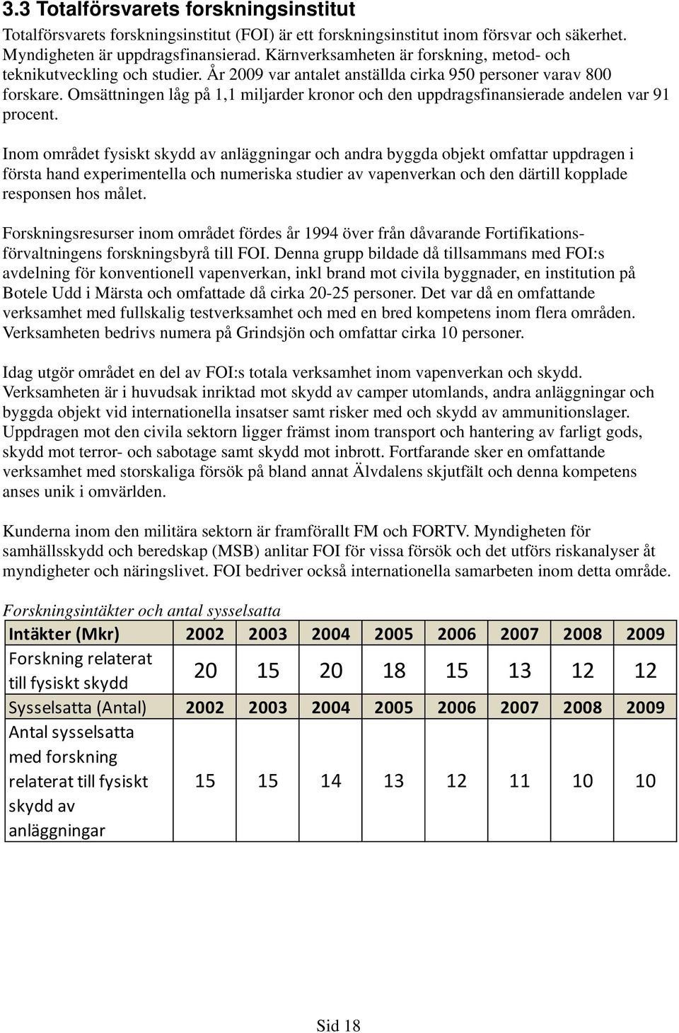 Omsättningen låg på 1,1 miljarder kronor och den uppdragsfinansierade andelen var 91 procent.