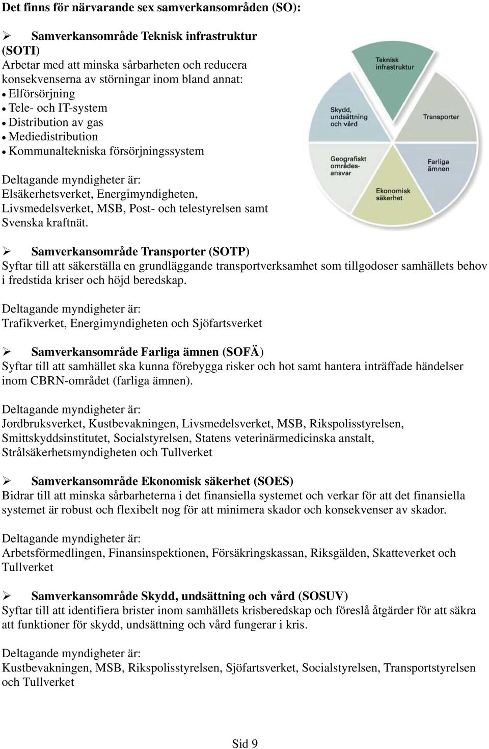 Post- och telestyrelsen samt Svenska kraftnät.