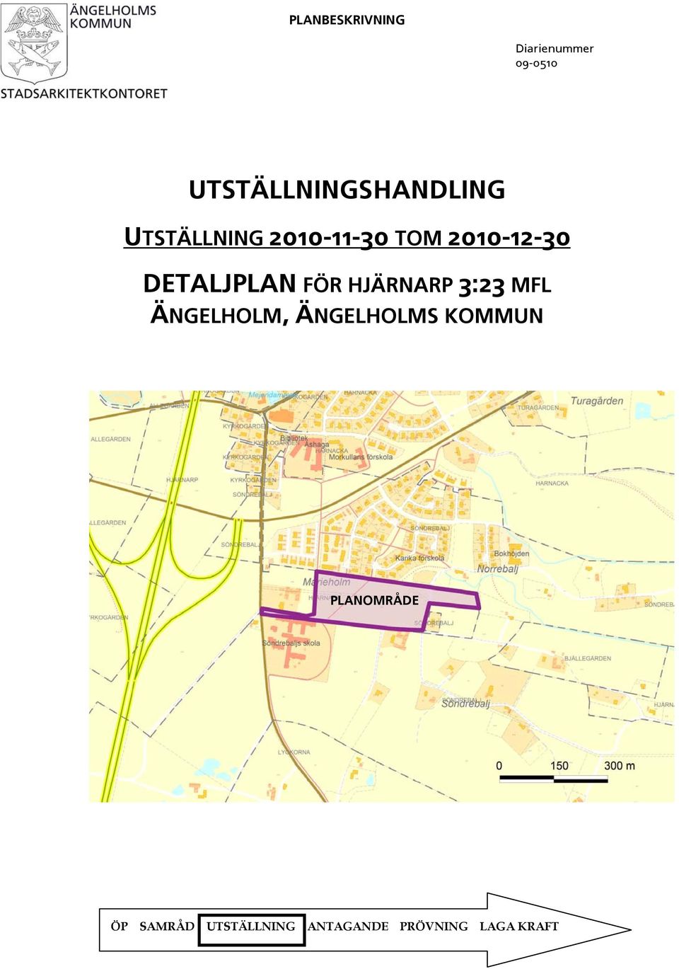 MFL ÄNGELHOLM, ÄNGELHOLMS KOMMUN PLANOMRÅDE