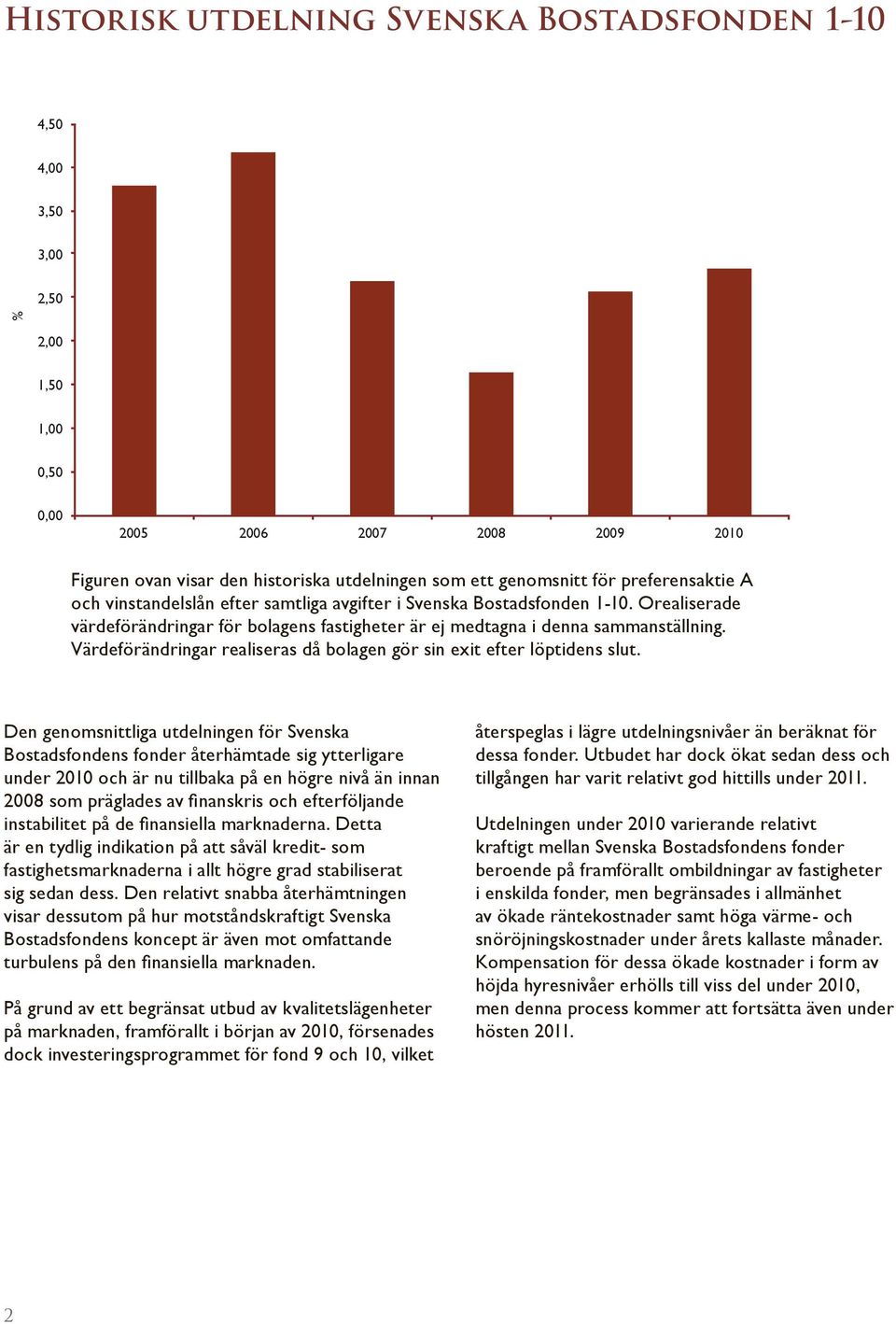 Värdeförändringar realiseras då bolagen gör sin exit efter löptidens slut.