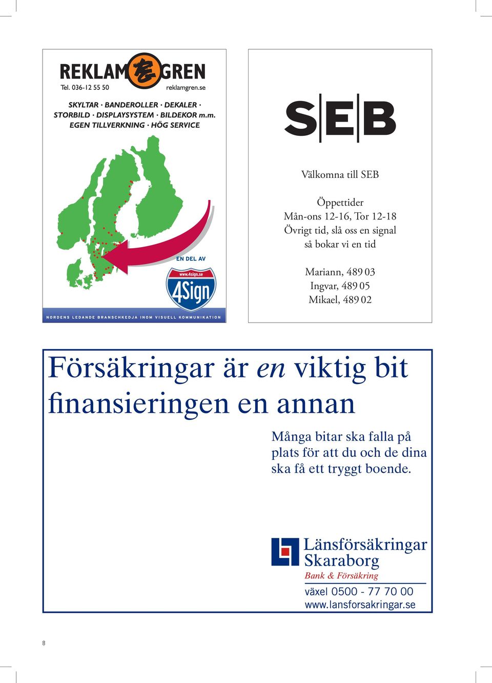 en signal så bokar vi en tid Mariann,