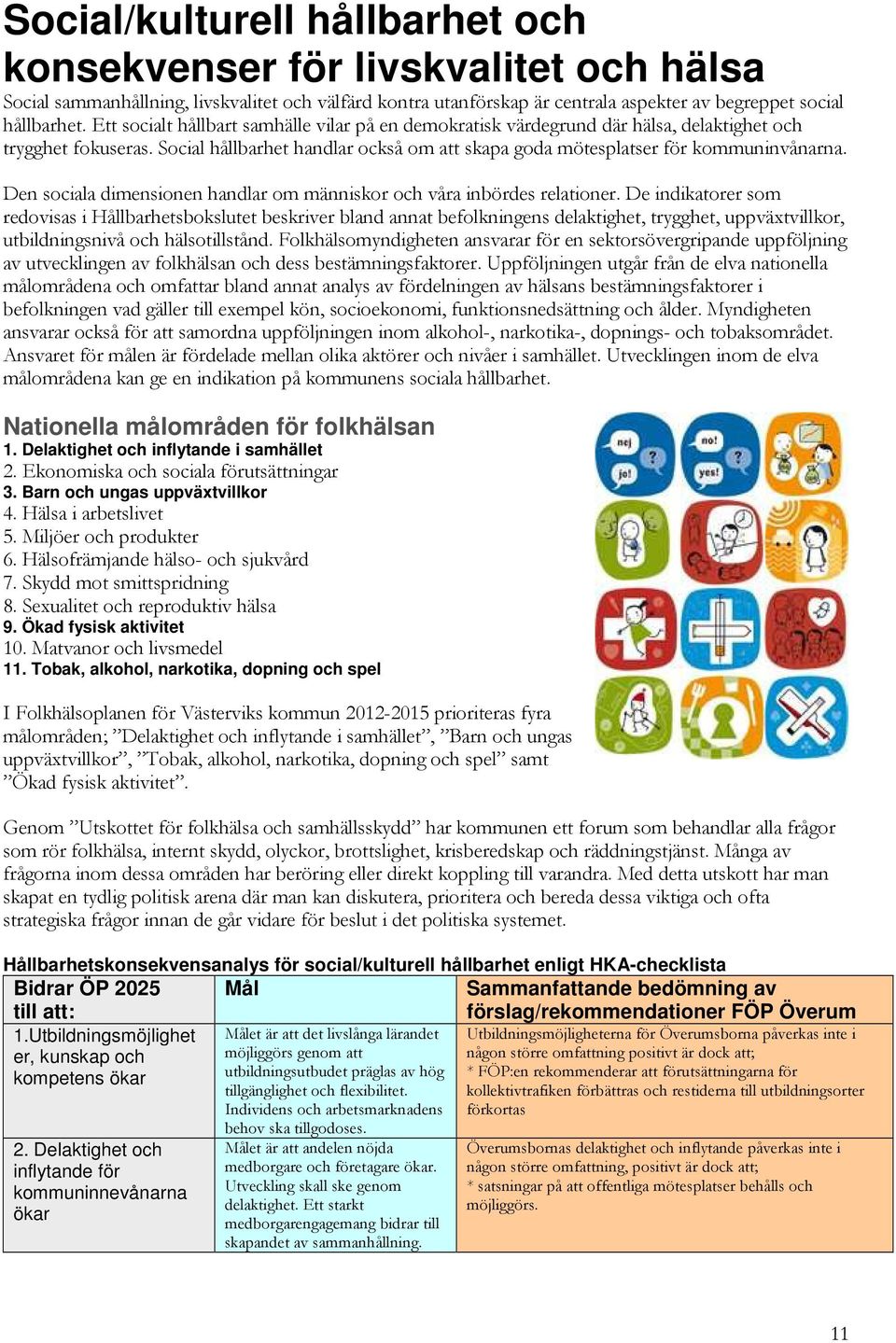 Den sociala dimensionen handlar om människor och våra inbördes relationer.