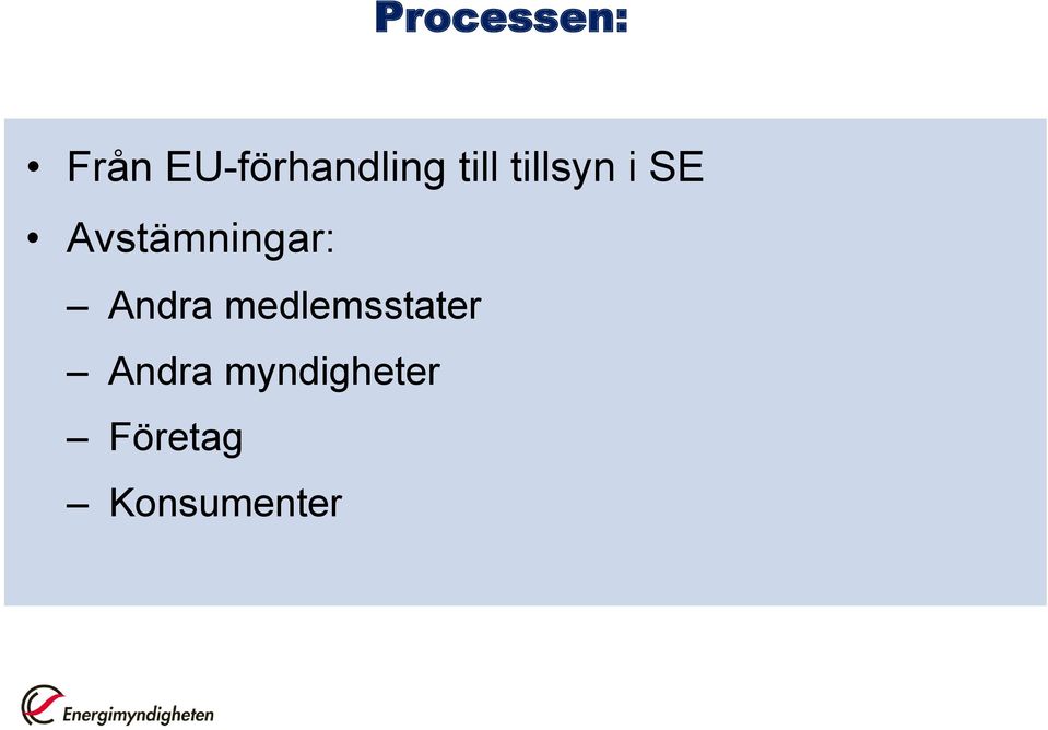 SE Avstämningar: Andra