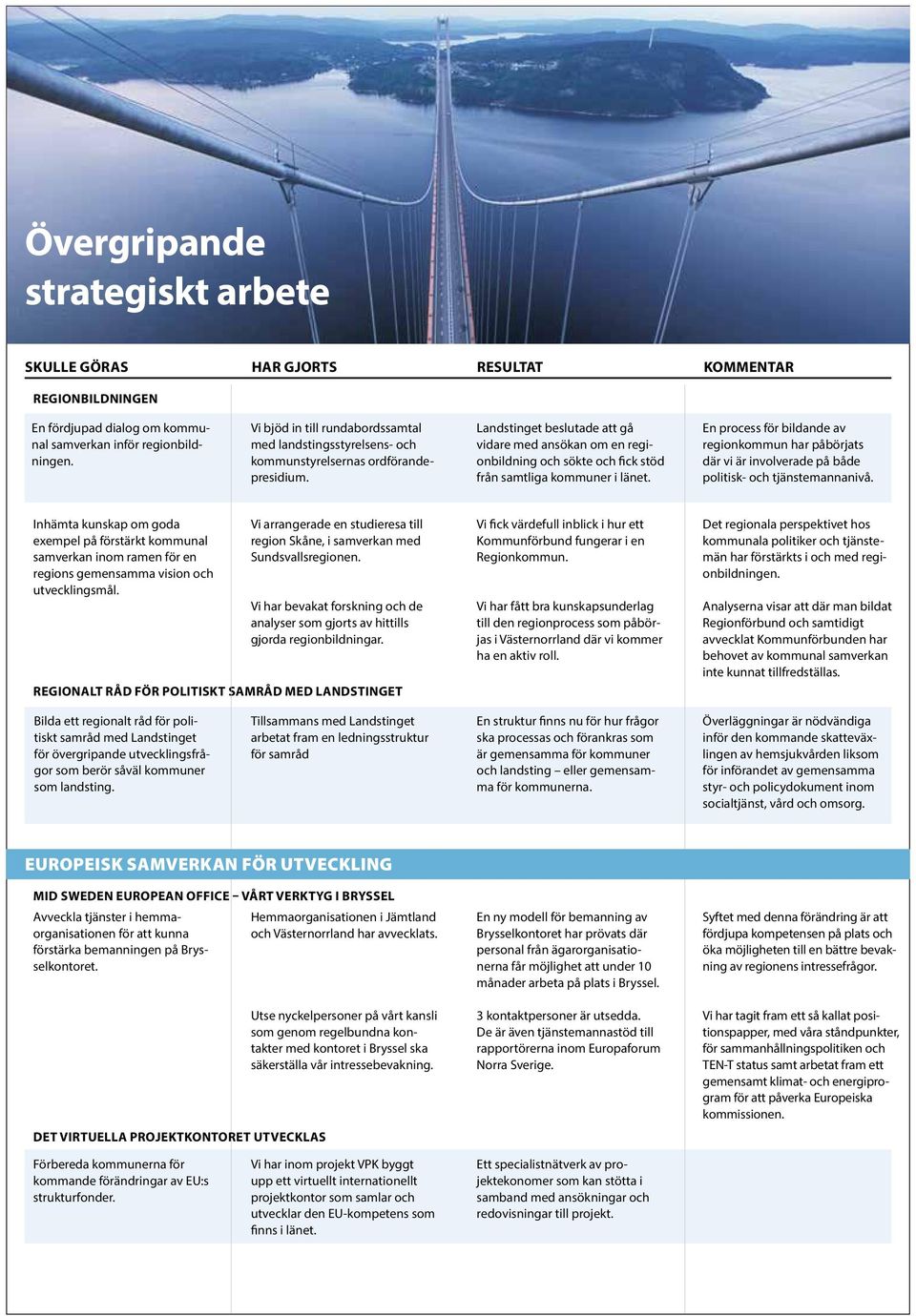 Landstinget beslutade att gå vidare med ansökan om en regionbildning och sökte och fick stöd från samtliga kommuner i länet.