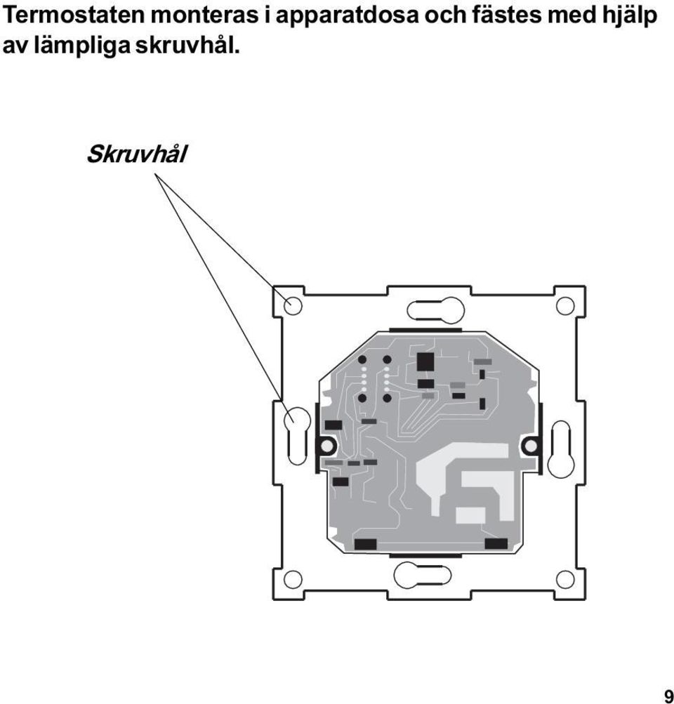 fästes med hjälp av