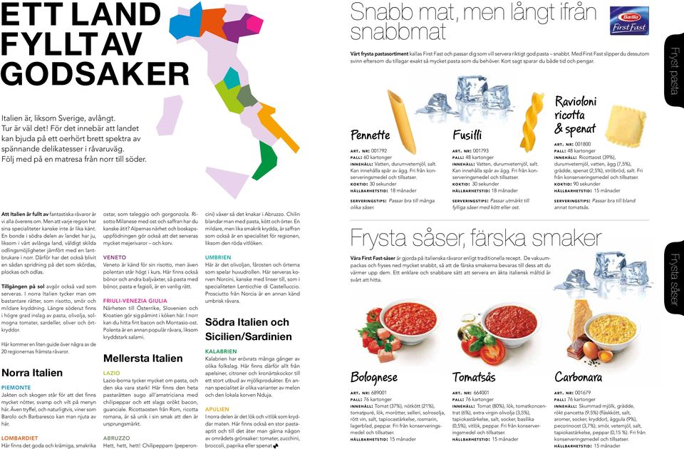 Med First Fast slipper du dessutom svinn eftersom du tillagar exakt så mycket pasta som du behöver. Kort sagt sparar du både tid och pengar. Pennette art.