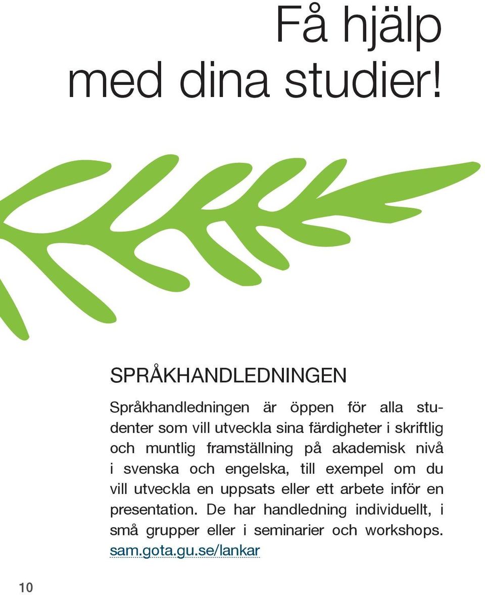 färdigheter i skriftlig och muntlig framställning på akademisk nivå i svenska och engelska, till