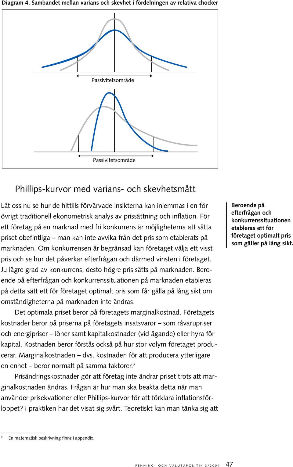 inlemmas i en för övrig radiionell ekonomerisk analys av prissäning och inflaion.