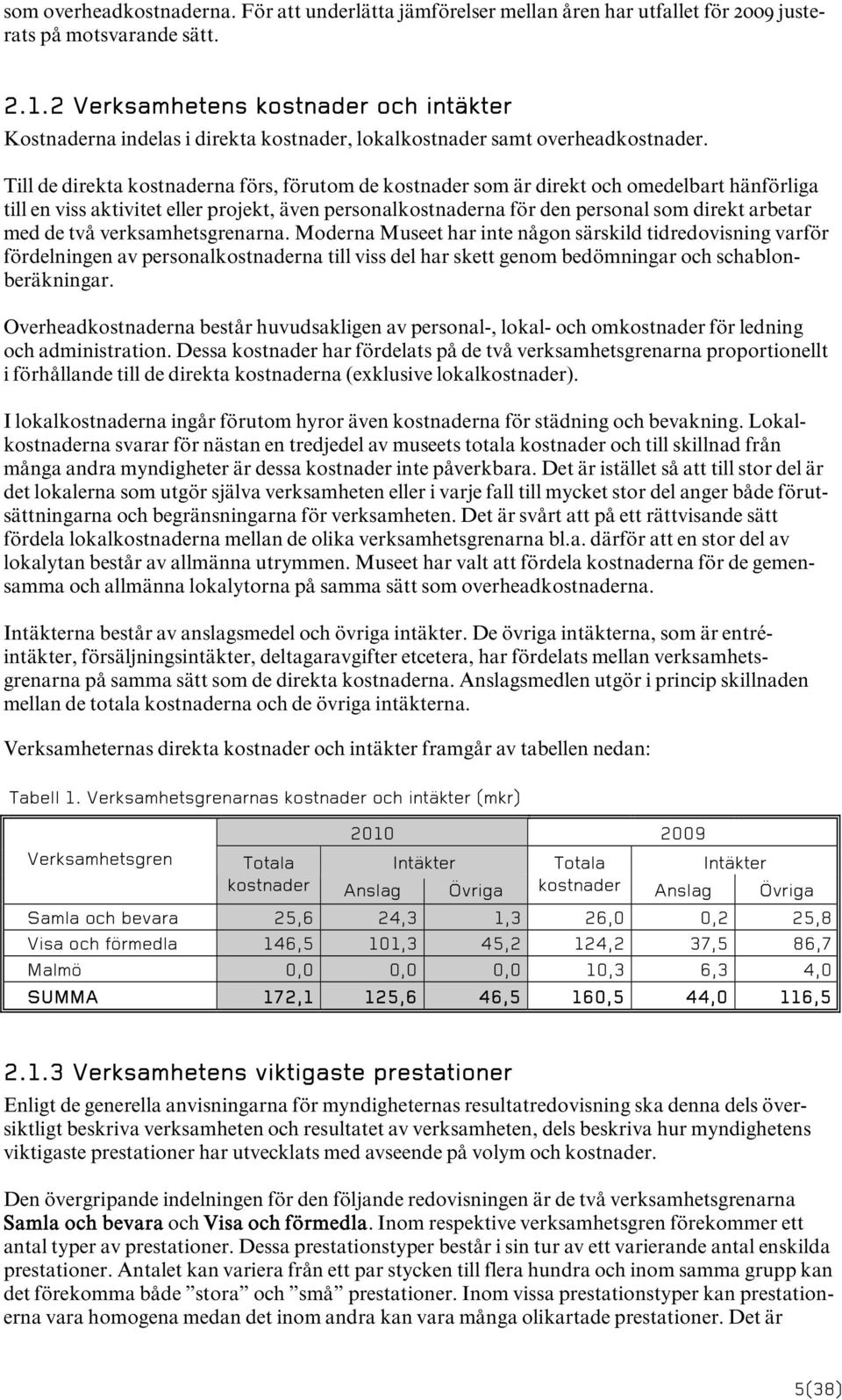 Till de direkta kostnaderna förs, förutom de kostnader som är direkt och omedelbart hänförliga till en viss aktivitet eller projekt, även personalkostnaderna för den personal som direkt arbetar med