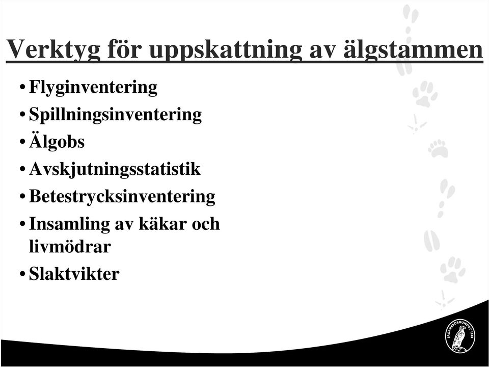 Älgobs Avskjutningsstatistik