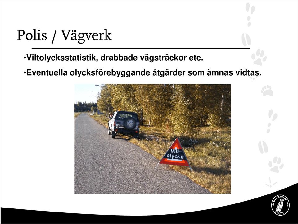 vägsträckor etc.