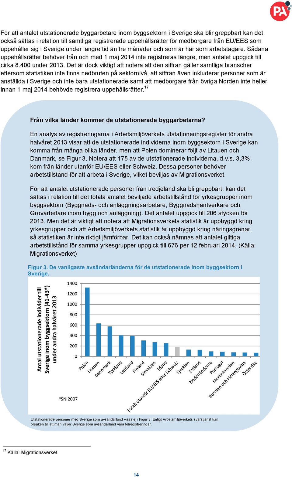 Sådana uppehållsrätter behöver från och med 1 maj 2014 inte registreras längre, men antalet uppgick till cirka 8.400 under 2013.