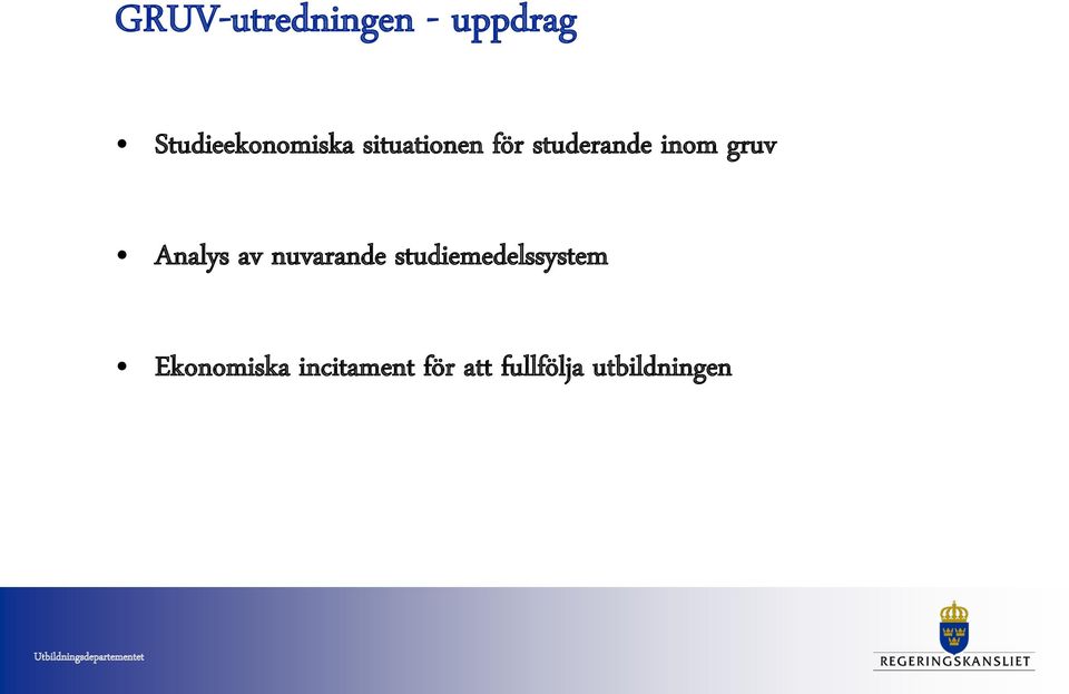 studerande inom gruv Analys av nuvarande