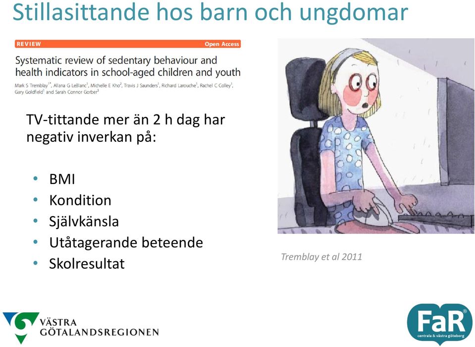 inverkan på: BMI Kondition Självkänsla