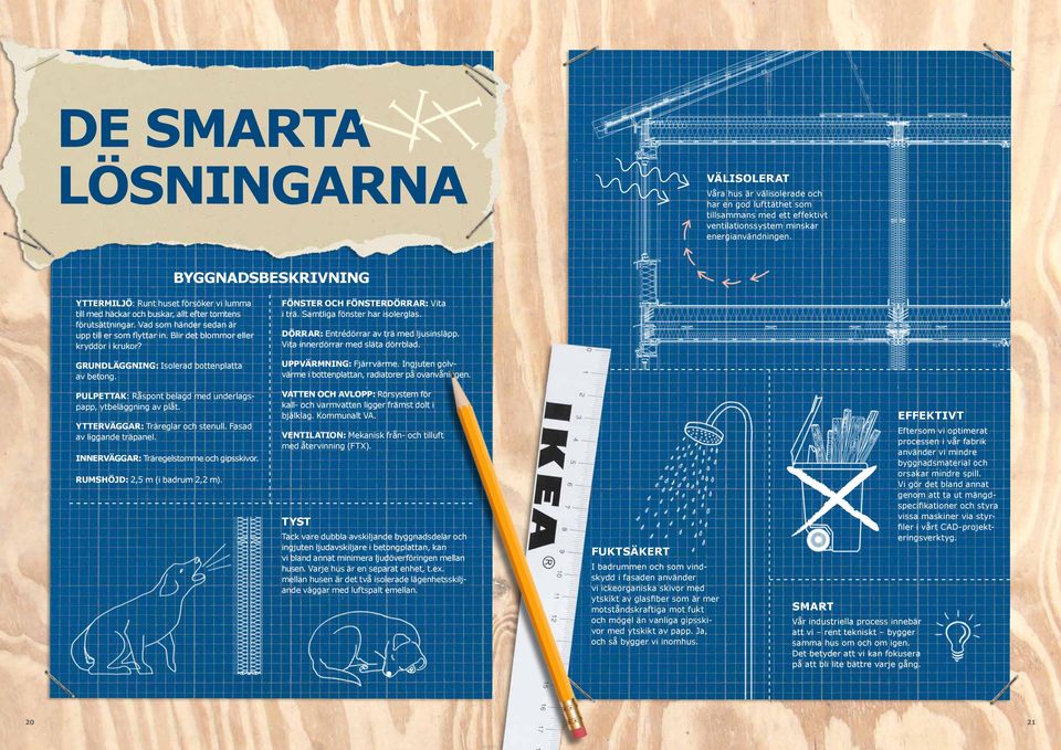 Blir det blommor eller kryddor i krukor? ÖNSTER OCH ÖNSTERDÖRRAR: Vita i trä. Samtliga fönster har isolerglas. DÖRRAR: Entrédörrar av trä med ljusinsläpp. Vita innerdörrar med släta dörrblad.