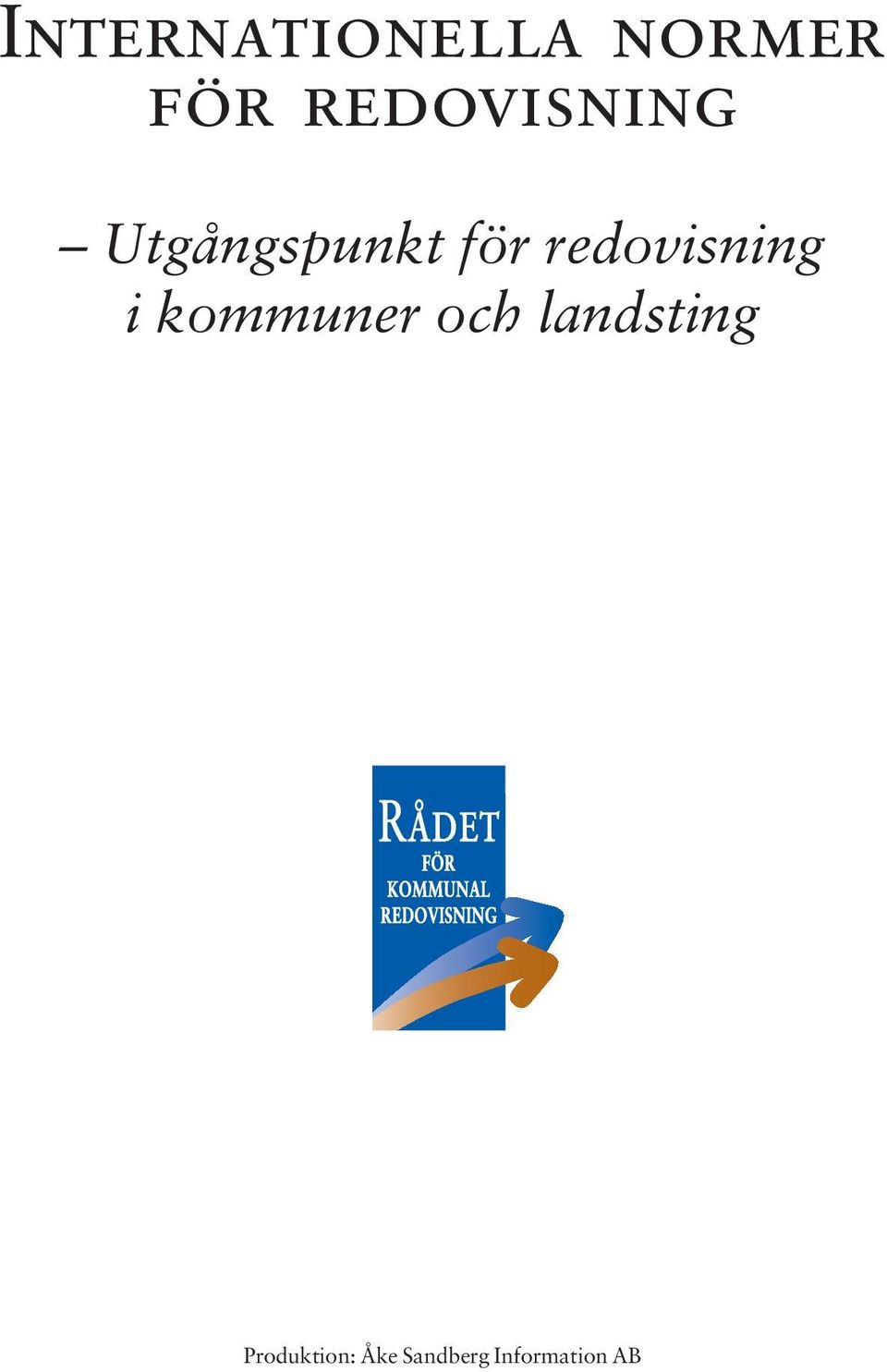 redovisning i kommuner och