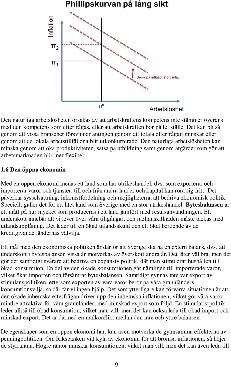 Den naturliga arbetslösheten kan minska genom att öka produktiviteten, satsa på utbildning samt genom åtgärder som gör att arbetsmarknaden blir mer flexibel. 1.