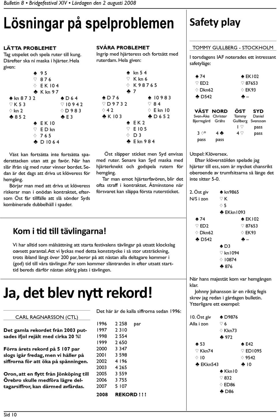 fortsätt med ruterdam.