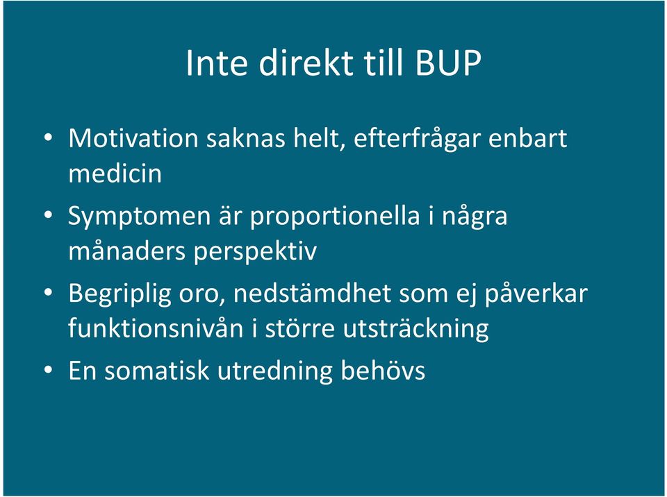 månaders perspektiv Begriplig oro, nedstämdhet som ej