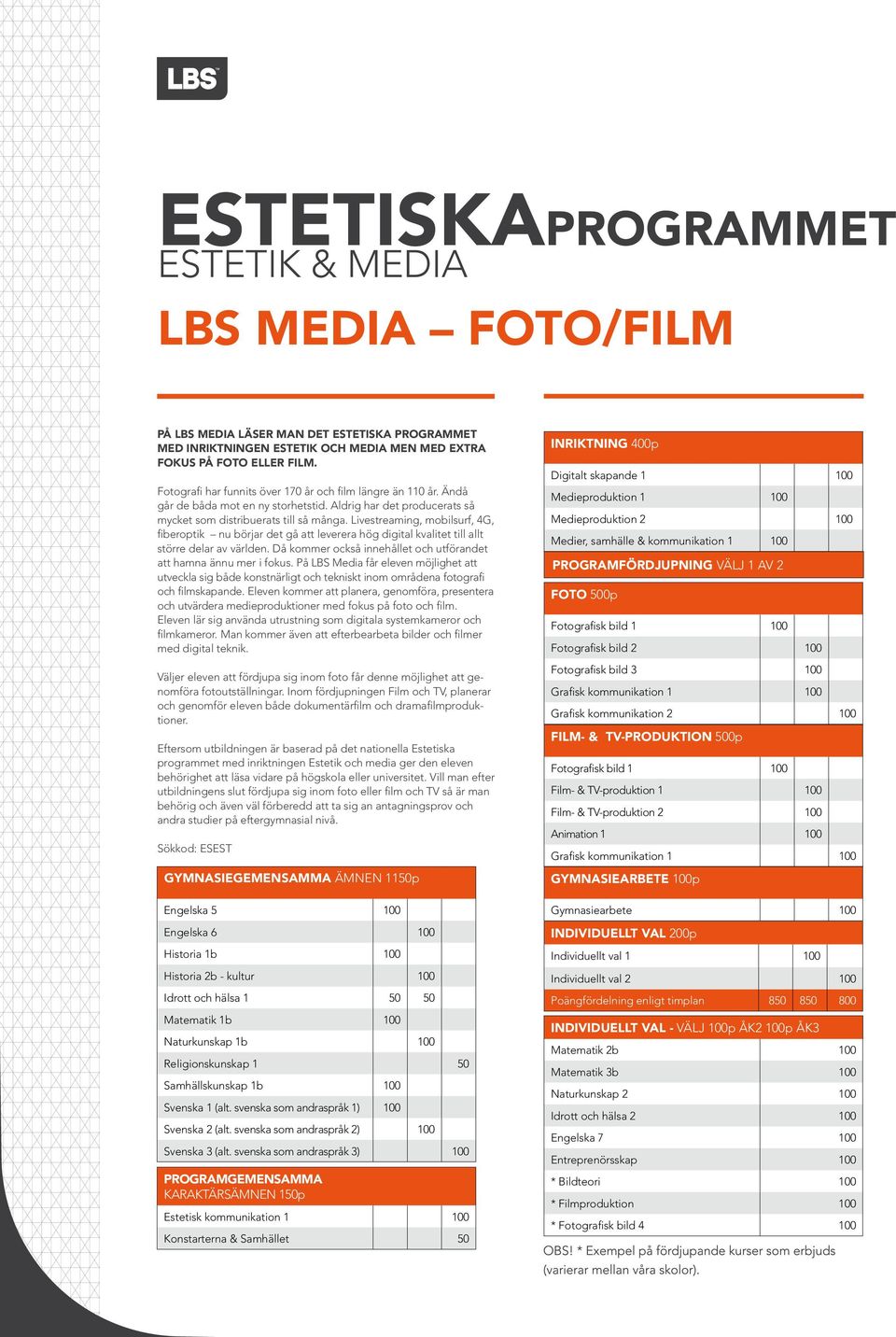 Livestreaming, mobilsurf, 4G, fiberoptik nu börjar det gå att leverera hög digital kvalitet till allt större delar av världen. Då kommer också innehållet och utförandet att hamna ännu mer i fokus.