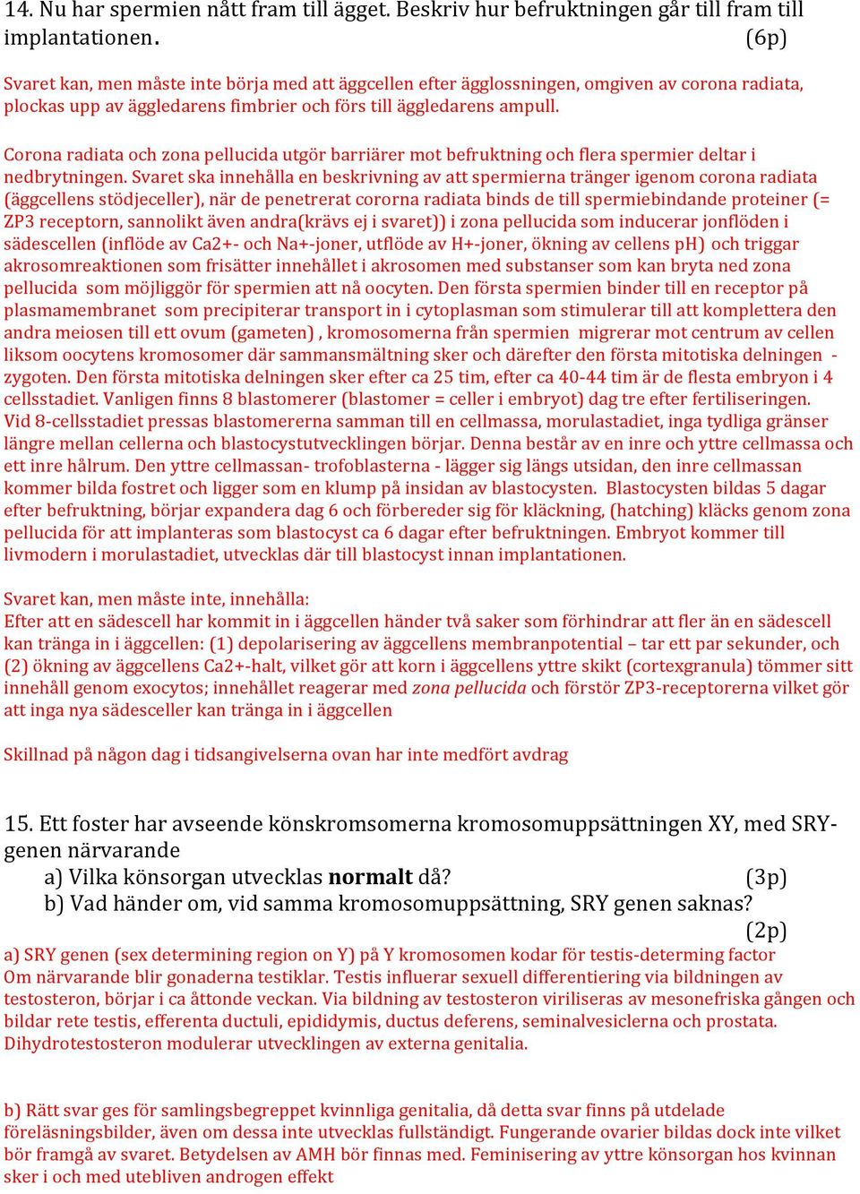 Corona radiata och zona pellucida utgör barriärer mot befruktning och flera spermier deltar i nedbrytningen.