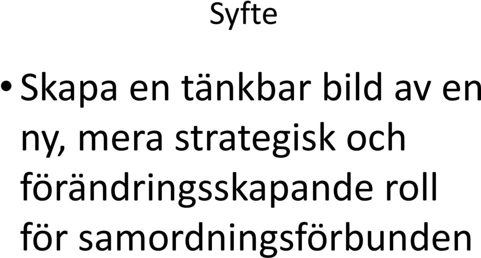 strategisk och