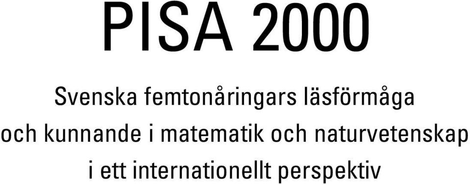 kunnande i matematik och