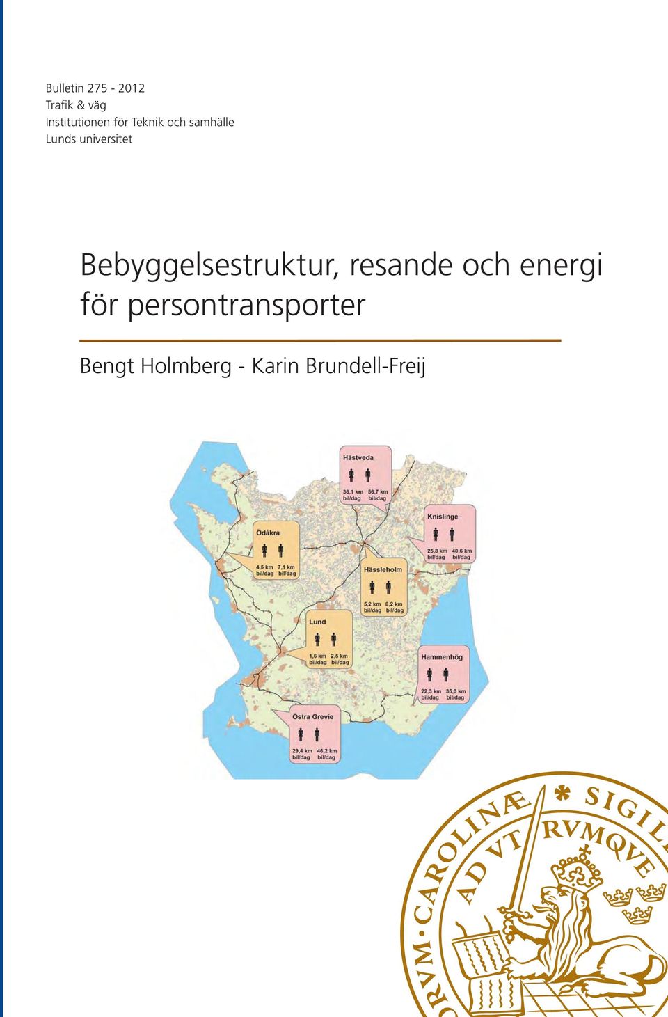 Bebyggelsestruktur, resande och energi för