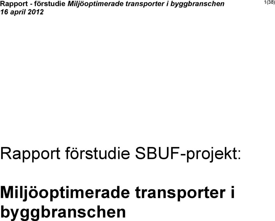SBUF-projekt: