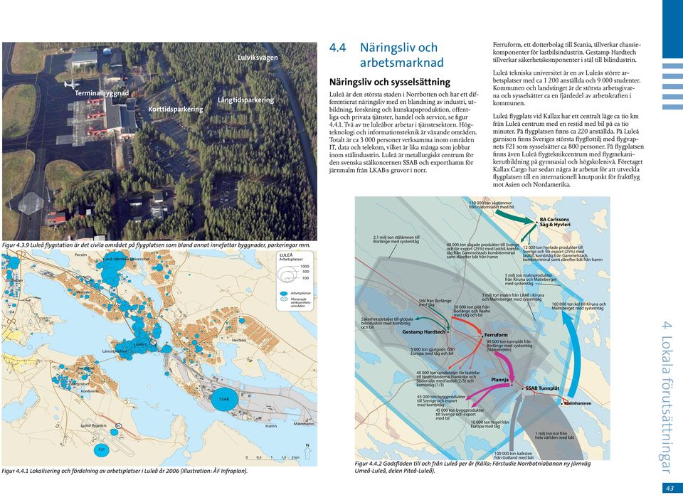 Kommunen och landstinget är de största arbetsgivarna och sysselsätter ca en fjärdedel av arbetskraften i kommunen.